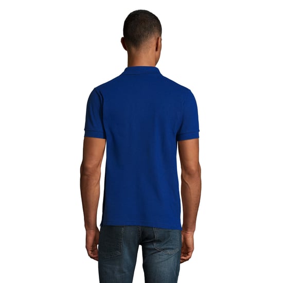 SOLS Mens Portland Polo Shirt (Ultramarine/Grey) - Image 2
