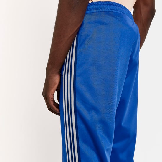 River Island Mens Cuffed Joggers Blue Slim Ft Stripe