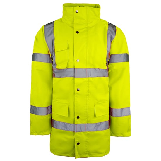 Chaqueta impermeable para hombres de seguridad de la autopista de autopista Dickies - Image 1