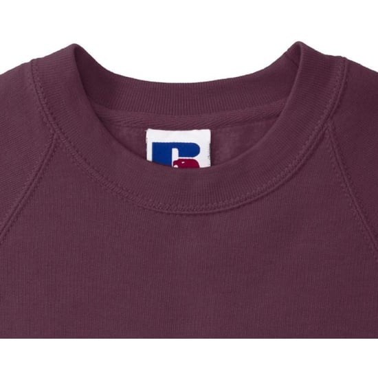 Russell Classic Sweatshirt (Burgundy) - Image 2