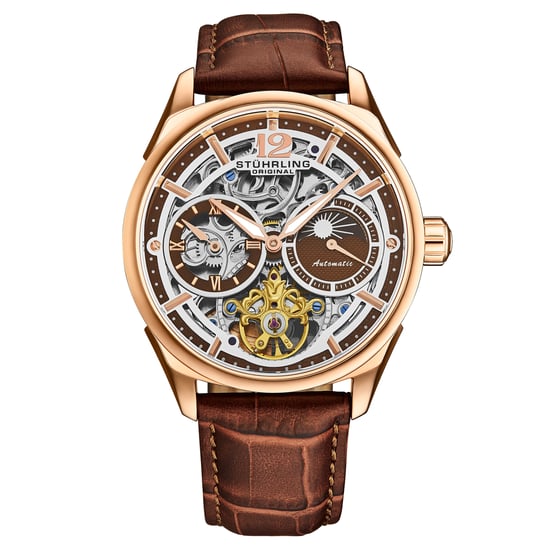Vanguard 1019 Dual Time Automatic Skeleton