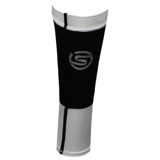 Skins Essentials Mens Black/White Compression Calf Sleeves - Image 2