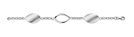 Orphelia Women's 925 Sterling Silver Set: Bracelet + Earrings - Silver SET-020 - Image 3