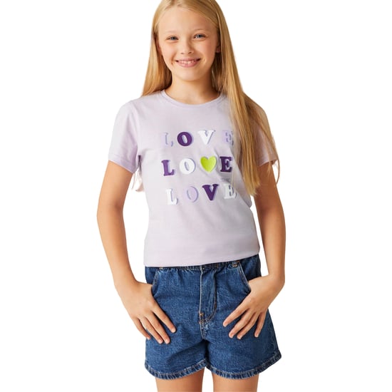Regatta Childrens/Kids Bosley VII Heart T-Shirt (Lilac Frost) - Image 4