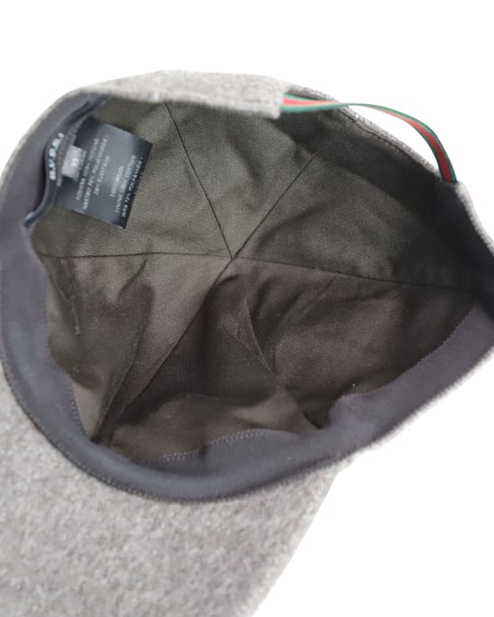 Gucci Baseball Cap in Brown Wool - Image 4
