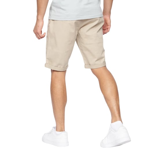 Crosshatch Mens Sinwood Chino Shorts (Beige) - Image 2