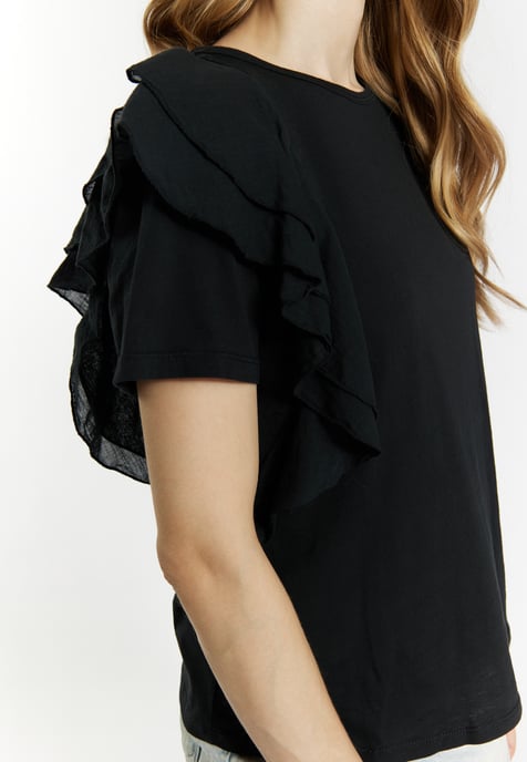 Dreimaster T-Shirt women black - Image 5