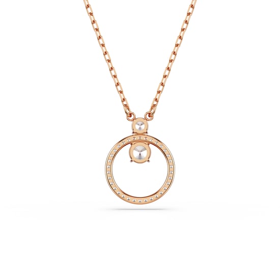 Swarovski 'Dextera' Women's Gold Plated Metal Necklace - Rose 5692266 - Image 4