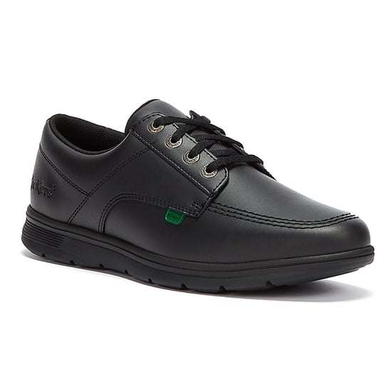 Kickers Kelland Lace Lo Black Leather Shoes - Image 2