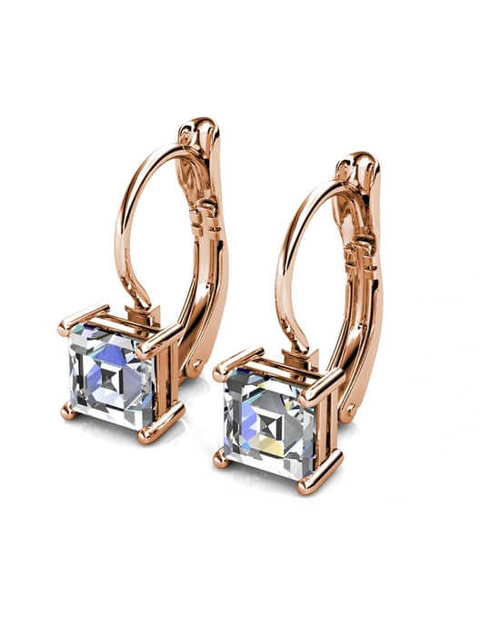 Conjuntos cuadrados - Oro rosa y cristal - Image 6