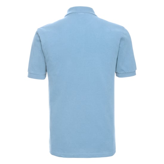 Russell Mens Classic Cotton Polo Shirt (Sky) - Image 2