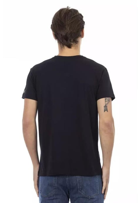 Trussardi Action Men's Black Cotton T-Shirt