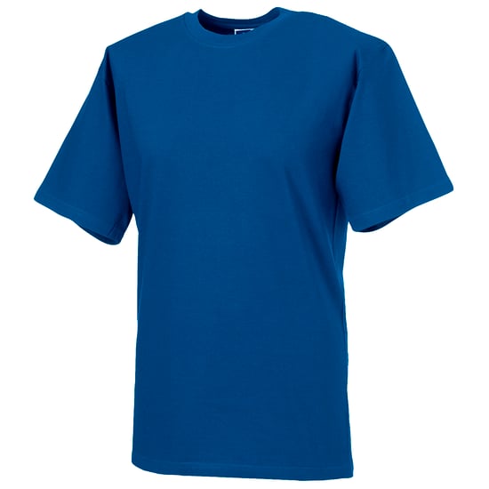 Russell Europe Mens Classic Heavyweight Ringspun Short Sleeve T-Shirt (Bright Royal) - Image 2