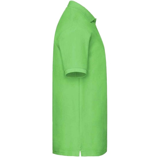 Fruit of the Loom Mens Premium Cotton Pique Polo Shirt (Lime) - Image 3