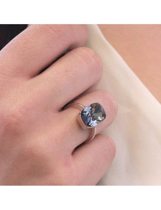Anillo Clásico - Plata y Negro - Image 6