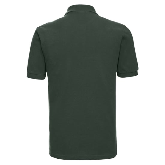 Russell Mens Classic Cotton Pique Polo Shirt (Bottle Green) - Image 2