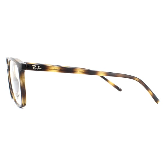 Montura de gafas Ray-Ban RX7185 2012 Havana Hombres Mujeres - Image 3