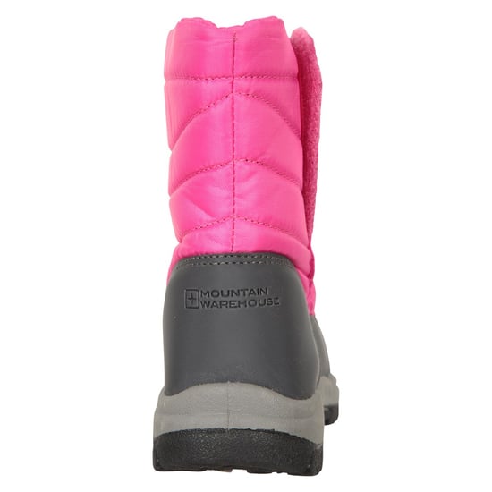 Mountain Warehouse Childrens/Kids Caribou Adaptive Snow Boots (Bright Pink)