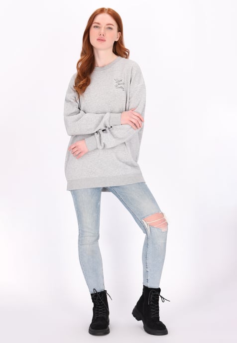 Dreimaster Sweatshirt women Grey melange - Image 2