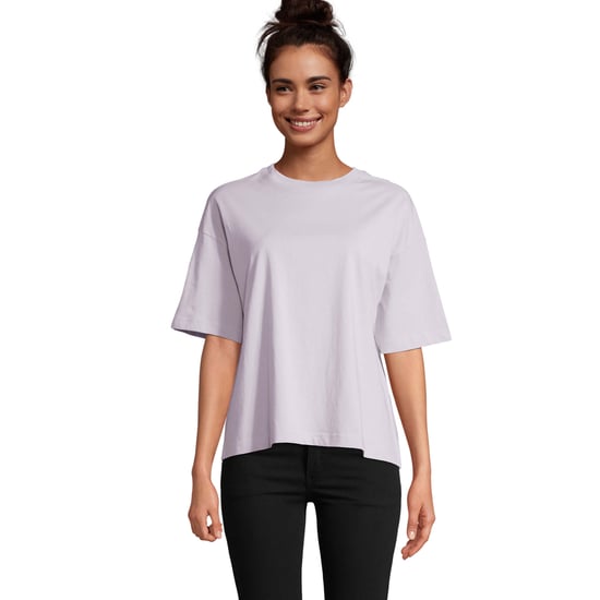 SOLS Womens/Ladies Boxy Organic Oversized T-Shirt (Lilac) - Image 3