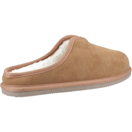 Hush Puppies Conrad Suede Men's Tan Slippers - Image 2