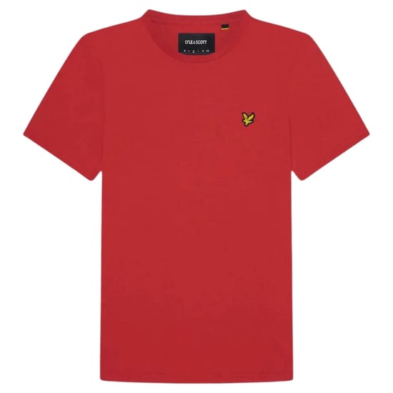 Camiseta roja de Gala con logotipo en el pecho de la marca Lyle Scott - Image 1