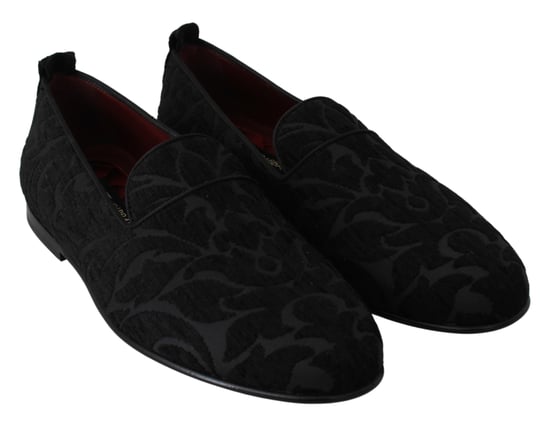 Mocasines Planos de Jacquard Negro Dolce & Gabbana - Image 3