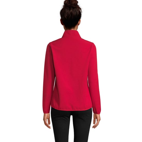 SOLS Womens/Ladies Falcon Zipped Soft Shell Jacket (Pepper Red) - Image 2