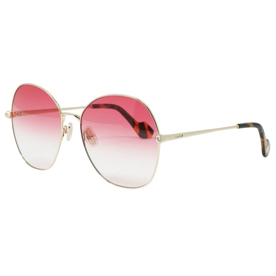 Lanvin gafas de sol doradas con lentes coral degradados - Image 2