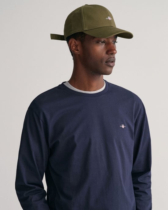 GANT Mens Regular Fit Long Sleeve Shield Logo T-Shirt - Image 3