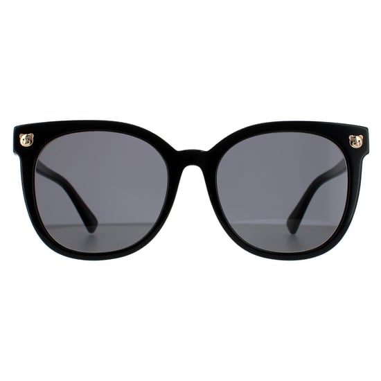 Gafas de sol unisex cuadradas Moschino negras y grises - Image 1