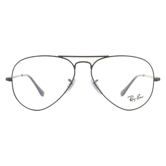 Montura de gafas Ray-Ban RX6489 2503 negra para hombres y mujeres - Image 1