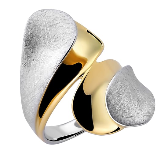Orphelia Women's 925 Sterling Silver Ring - Silver/Gold ZR-7508 - Image 3