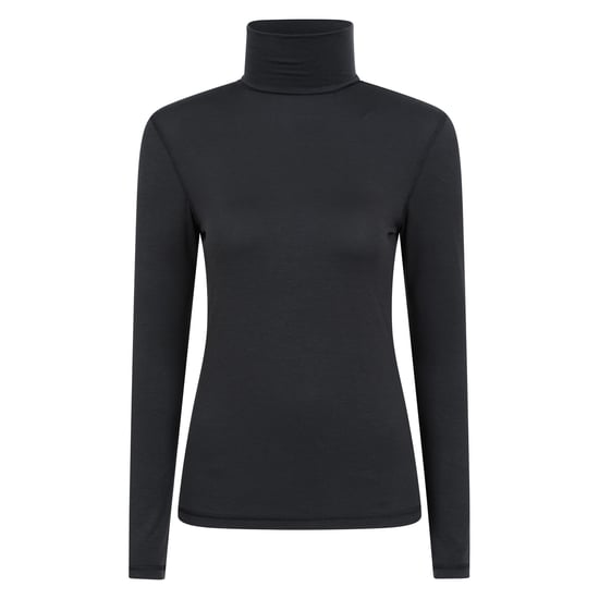 Mountain Warehouse Womens/Ladies Keep The Heat Isotherm Roll Neck Base Layer Top (Black) - Image 1