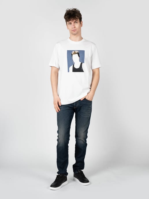 Diesel T-Shirt T-Just del hombre Blanco - Image 2