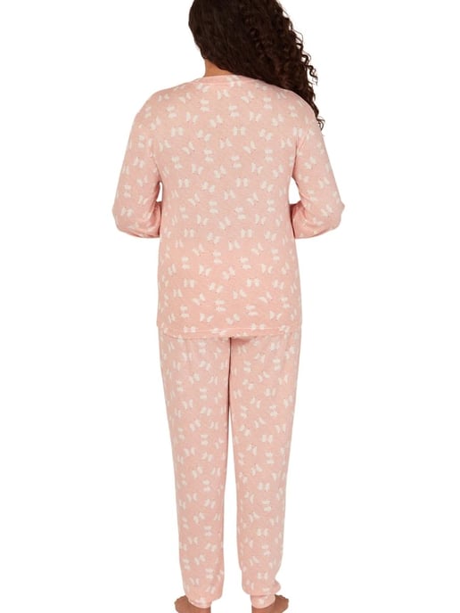 Penguin Print Long Sleeve Pyjama Set