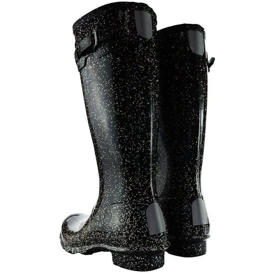 Botas de agua negras para niños Hunter Giant Glitter - Image 3