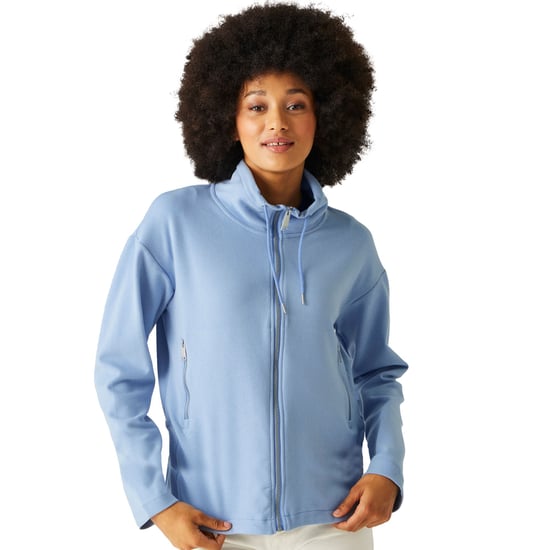Regatta Womens/Ladies Ashlynn Knitted Fleece Jacket (Hydrangea Blue) - Image 5