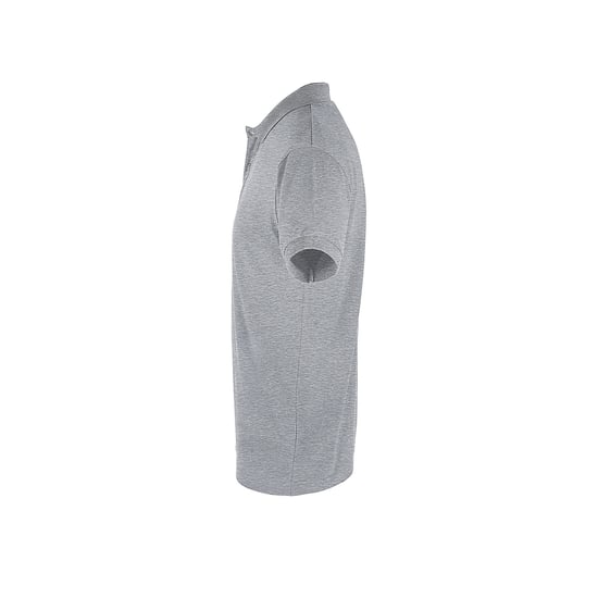 SOLS Mens Perfect Pique Short Sleeve Polo Shirt (Grey Marl) - Image 3