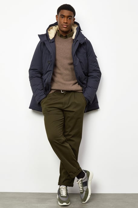 Expedition Mid-Length Shearling Parka