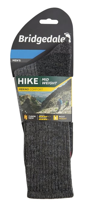 Bridgedale - Calcetines de lana merino para hombre - Charcoal - Image 2
