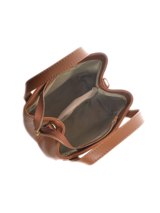 Luisa Vannini Marrón Bolso de cuero - Image 4