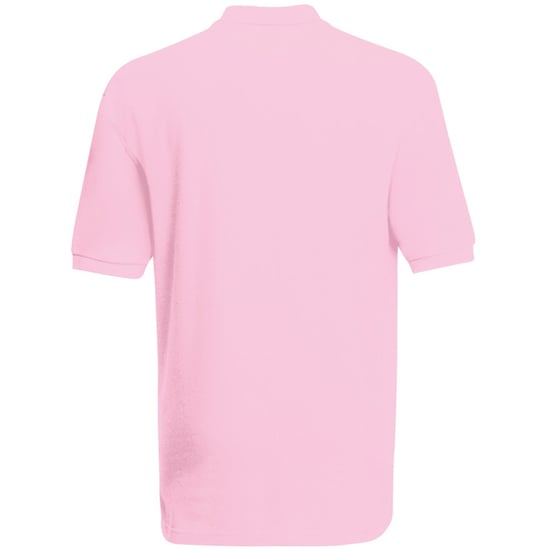 Fruit of the Loom Childrens/Kids Pique Short-Sleeved Polo Shirt (Light Pink) - Image 2