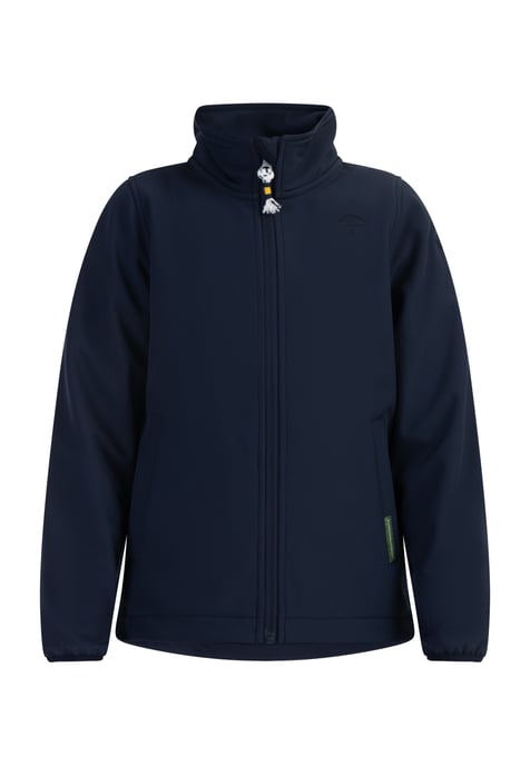 Schmuddelwedda softshell jacket Girls marine - Image 1
