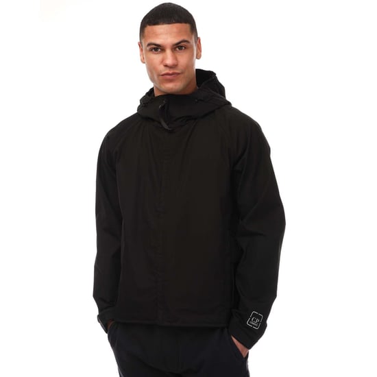 Men's C.P. Company Metropolis Series Hooded Jacket in Black - Image 1