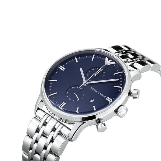 Emporio Armani AR80013 Blue Dial Chronograph Men's Watch - Image 3