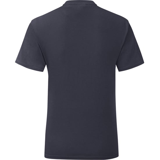Fruit Of The Loom Mens Iconic T-Shirt (Pack of 5) (Deep Navy) - Image 2