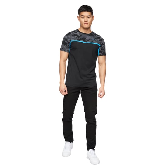 Crosshatch Mens Buraca Denim Slim Jeans (Black) - Image 4