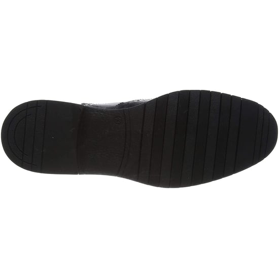 Hush Puppies Mens Santiago Leather Brogues (Black)