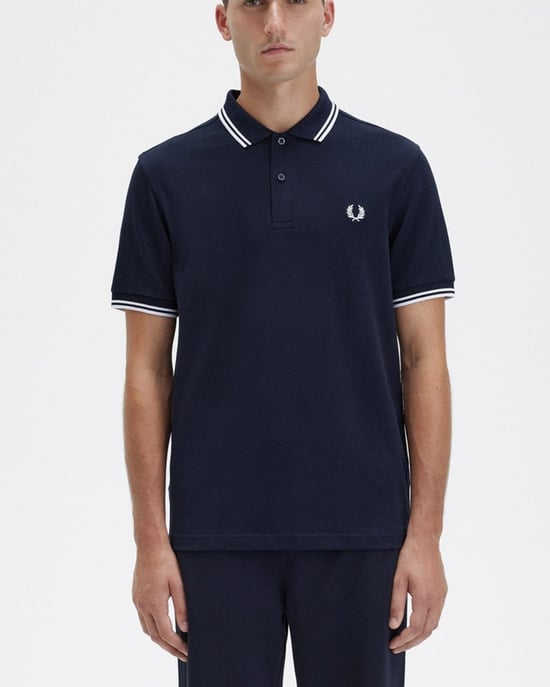 Camisa Polo de Hombre Fred Perry con Bordes Doblados y Firmada NOS - Image 1